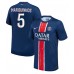 Maillot de foot Paris Saint-Germain Marquinhos #5 Domicile vêtements 2024-25 Manches Courtes